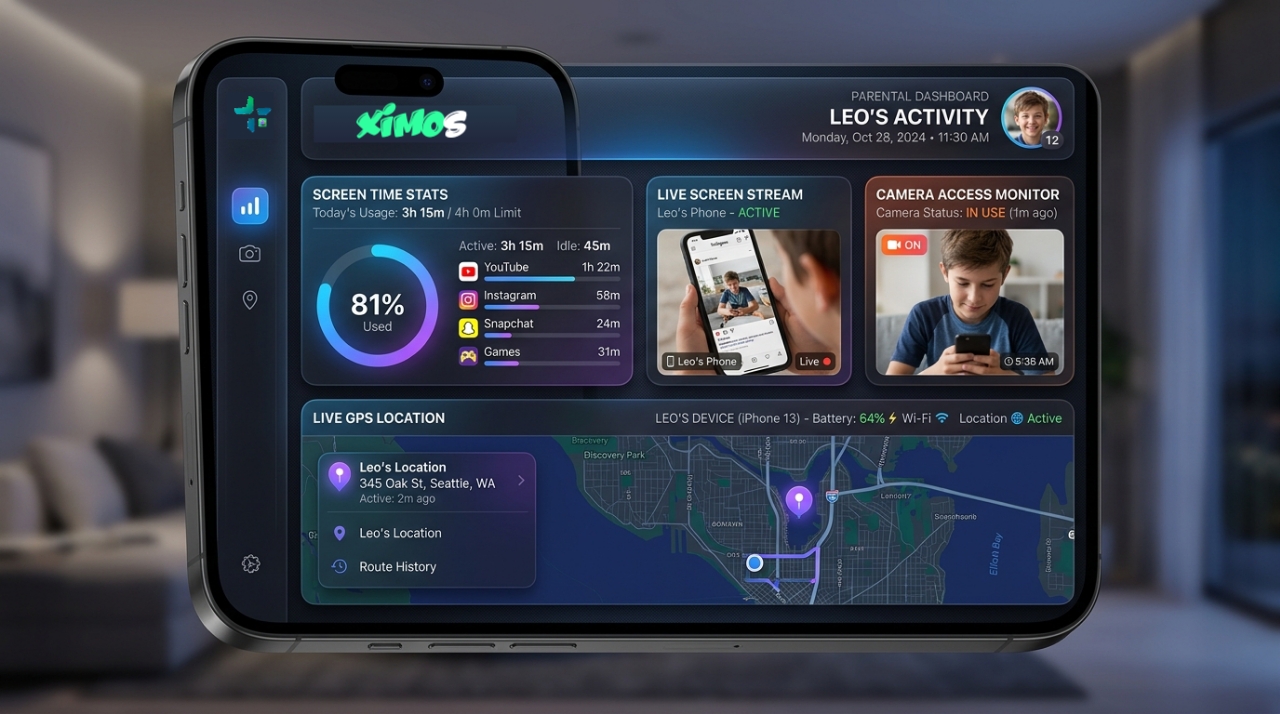 Ximos Control Panel Dashboard