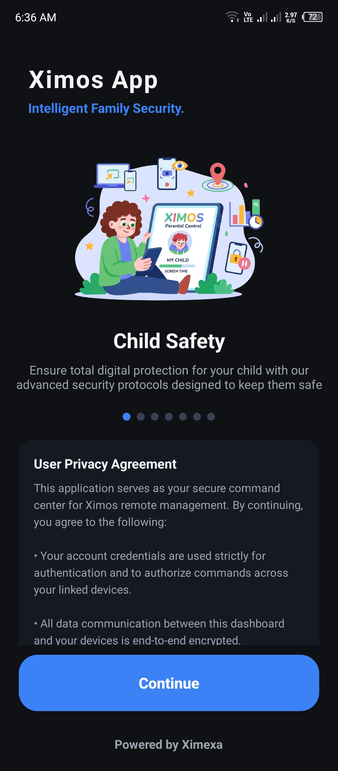 Ximos live view screenshot